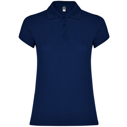 Polo de manga corta de mujer Mod. STAR WOMAN (55) Azul Marino Talla M