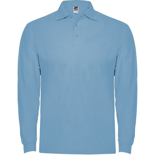 Polo unisex Mod. ESTRELLA (10) Celeste Talla S