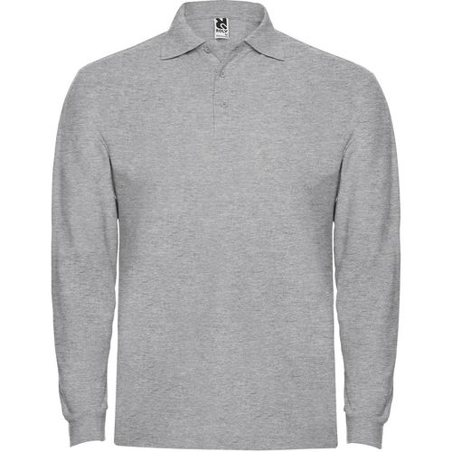 Polo unisex de manga larga Mod. ESTRELLA (58) Gris Vigoré  Talla XL