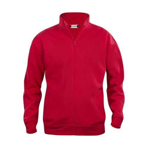 Sudadera con cremallera Mod. BASIC CARDIGAN Rojo (35) Talla XS