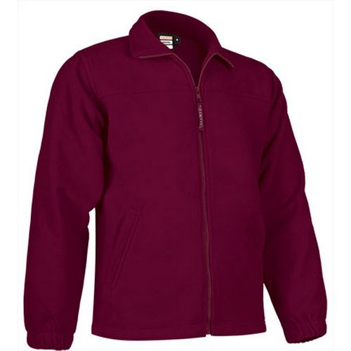 Chaqueta polar con cremallera 300 grs. Granate Talla M