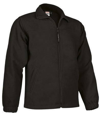 Chaqueta polar con cremallera 300 grs. Negro Talla L