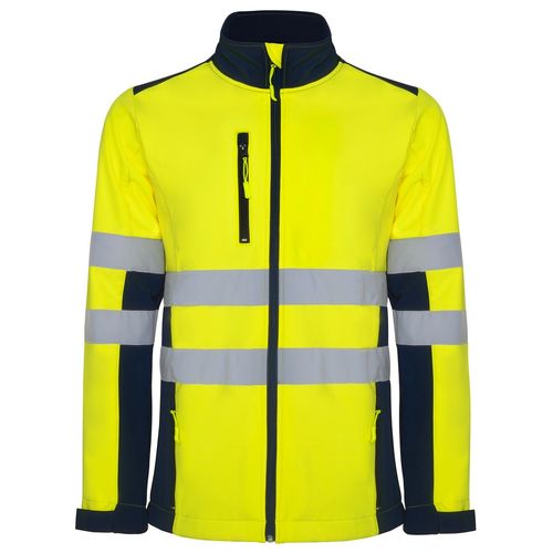 Softshell de alta visibilidad Azul Marino / Amarillo Fluor (1/20) Talla L