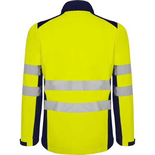 Softshell de alta visibilidad Azul Marino / Amarillo Fluor (1/20) Talla L