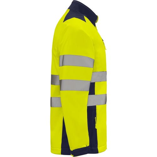 Softshell de alta visibilidad Azul Marino / Amarillo Fluor (1/20) Talla L