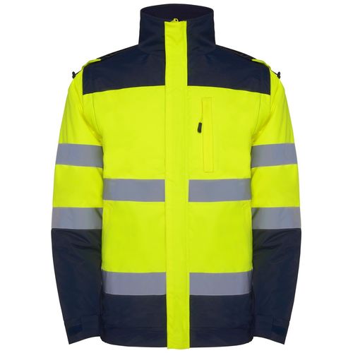 Cazadora de alta visibilidad Mod. EPSYLON Azul Marino / Amarillo Fluor (1/20) Talla L