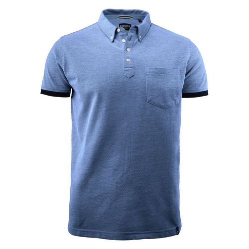 Polo de manga corta Mod. LARKFORD (506) Azul Talla XS