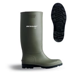 Bota de agua PVC caña alta verde