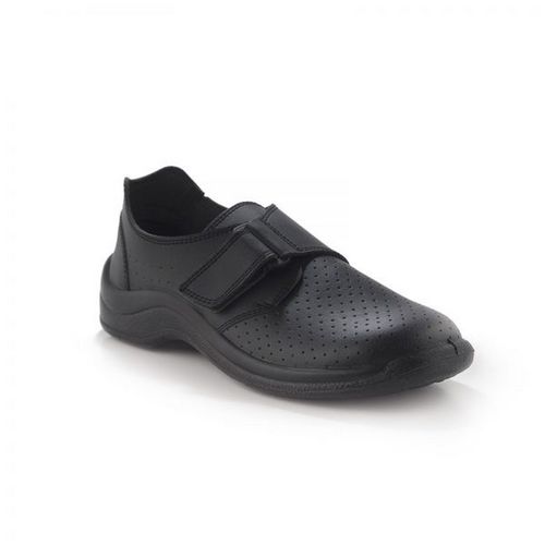 Zapato Mycodeor Velcro de descanso y antideslizante Negro Talla 35