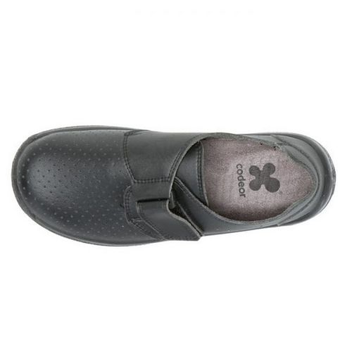 Zapato Mycodeor Velcro de descanso y antideslizante Negro Talla 35