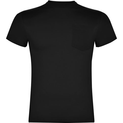 Camiseta de manga corta bolsillo Mod. TECKEL (02) Negro Talla S