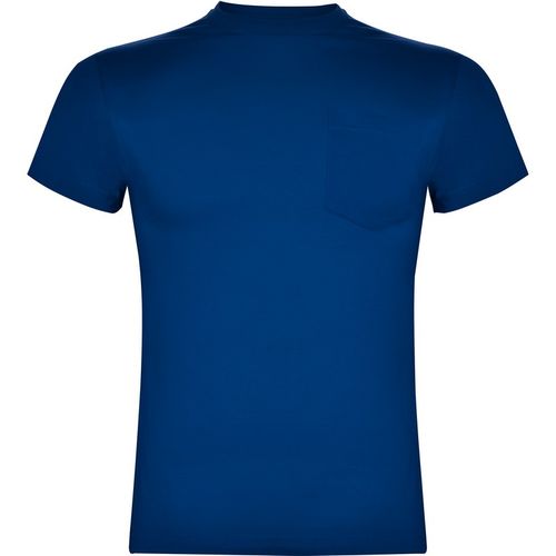 Camiseta de manga corta bolsillo Mod. TECKEL (05) Azul Royal Talla S