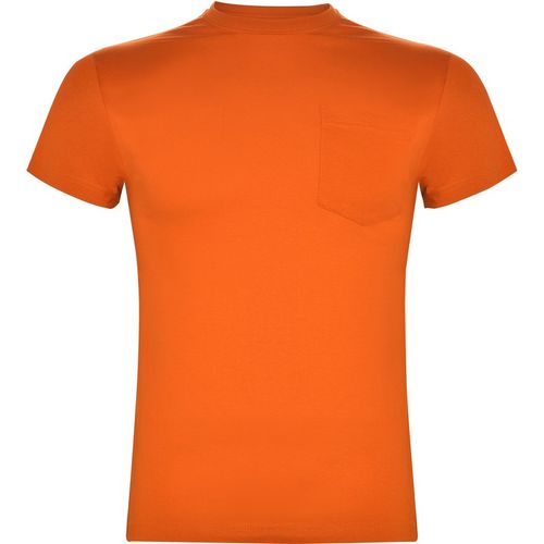 Camiseta de manga corta bolsillo Mod. TECKEL (31) Naranja  Talla S