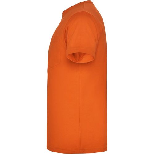 Camiseta de manga corta bolsillo Mod. TECKEL (31) Naranja  Talla S