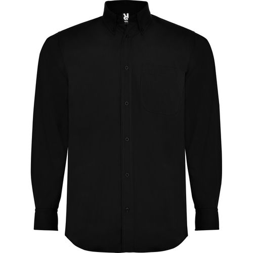 Camisa de caballero de manga larga Negro Talla XXL