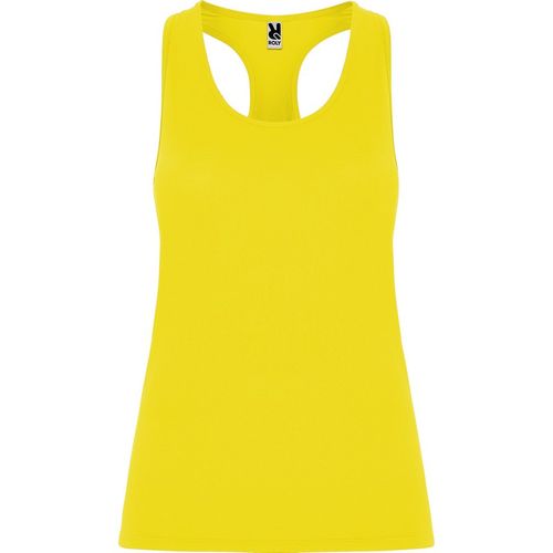 Camiseta de tirantes para chica Mod. AIDA (221) Amarillo Flúor Talla L