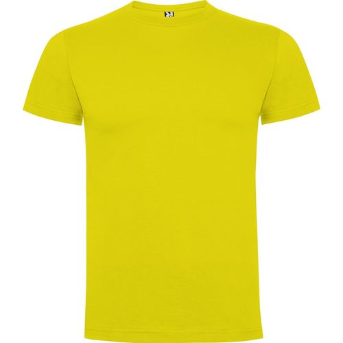 Camiseta de manga corta Mod. DOGO PREMIUM (03) Amarillo  Talla S