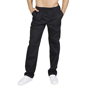 Pantalón sanitario con goma y bolsillos. Negro (001) Talla XS