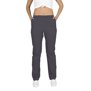 Pantalón sanitario con goma y bolsillos. Gris Marengo (139) Talla L