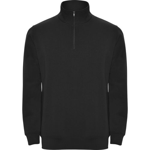 Sudadera con media cremallera Mod. ANETO (02) Negro Talla M