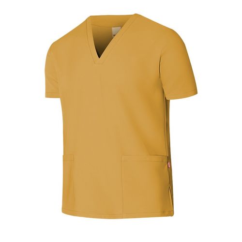 Camisola sanitaria en microfibra Mostaza Talla M