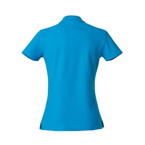 Polo de manga corta Mod. BASIC LADIES Azul turquesa (54) Talla M