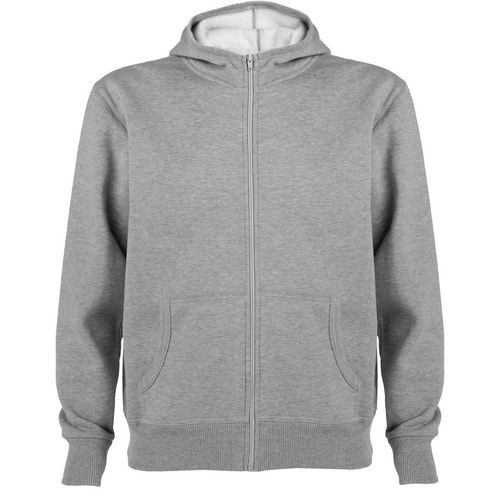 Sudadera con cremallera y capucha Mod. MONTBLANC (58) Gris Vigoré  Talla S