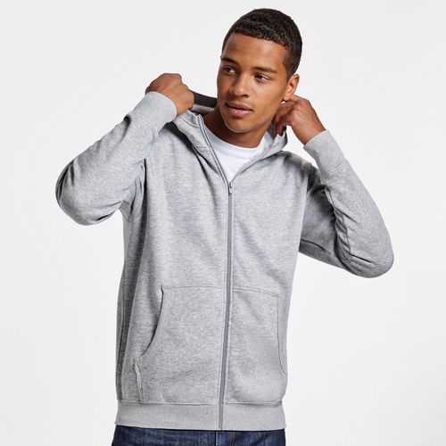 Sudadera con cremallera y capucha Mod. MONTBLANC (58) Gris Vigoré  Talla S