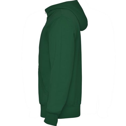 Sudadera con cremallera y capucha Mod. MONTBL (56) Verde Botella Talla M