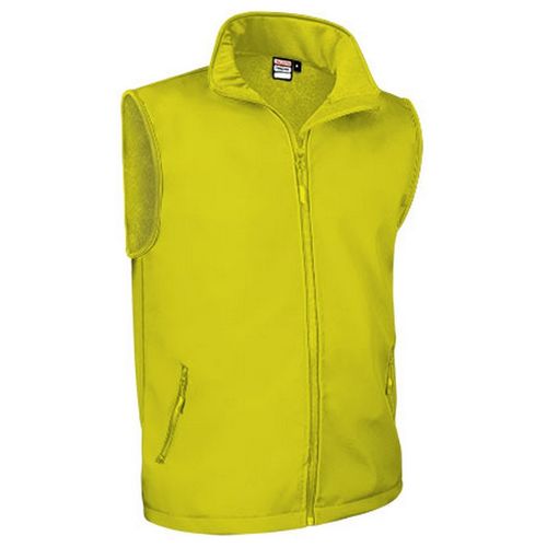 Chaleco Softshell  Mod. TUNDRA Amarillo Fluor Talla S