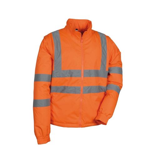 Parka de alta visibilidad Mod. Telsen Azul Marino / Naranja Flúor (230) Talla XXL