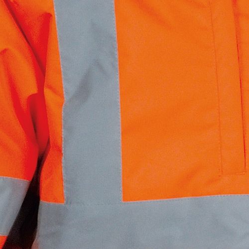 Parka de alta visibilidad Mod. Telsen Azul Marino / Naranja Flúor (230) Talla XXL